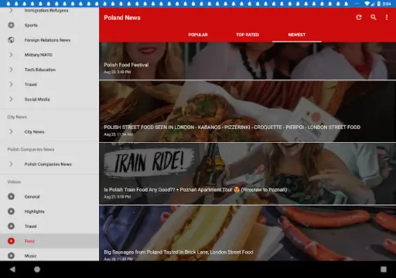 Poland News android App screenshot 0