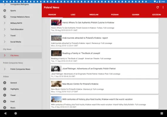 Poland News android App screenshot 1