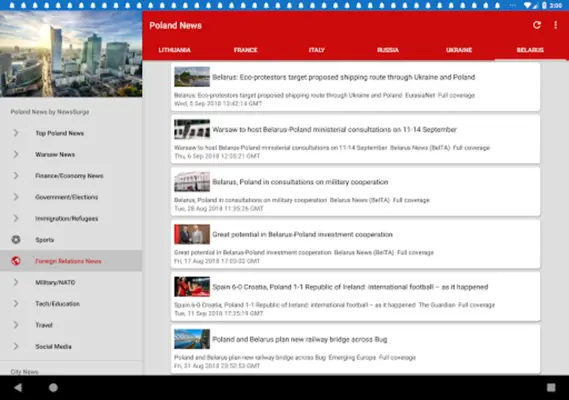 Poland News android App screenshot 2