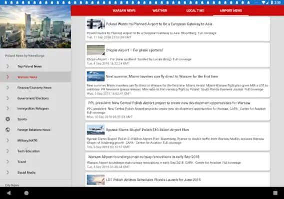 Poland News android App screenshot 6