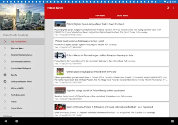 Poland News android App screenshot 7